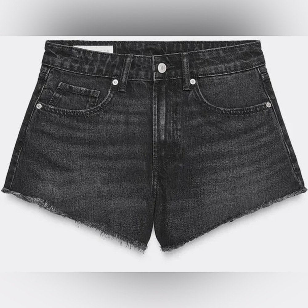Zara black Jean shorts